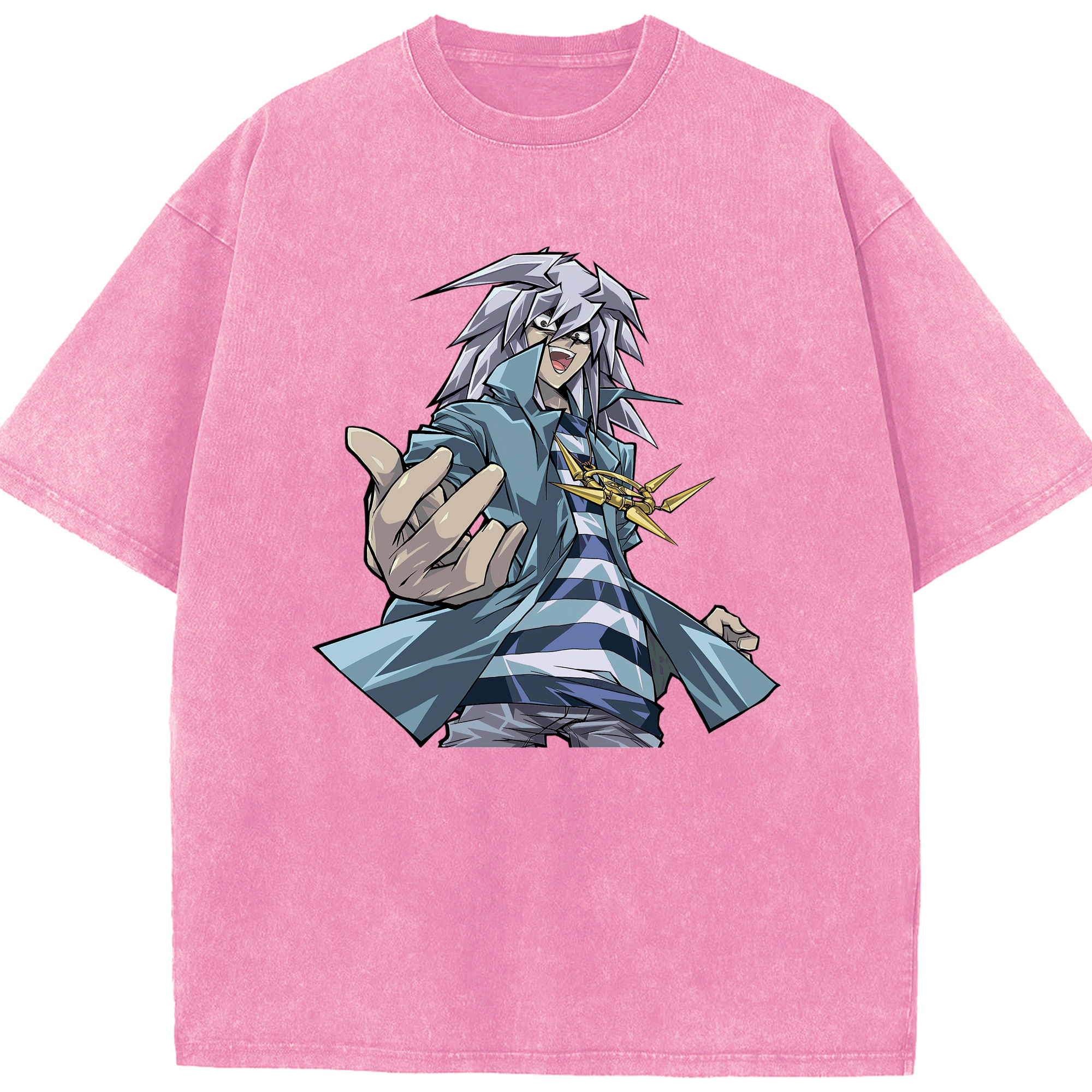 （画像用） 遊☆戯☆王 Yu-Gi-Oh! 綿100% ヴィンテージ風 半袖Tシャツ（フロントプリント）